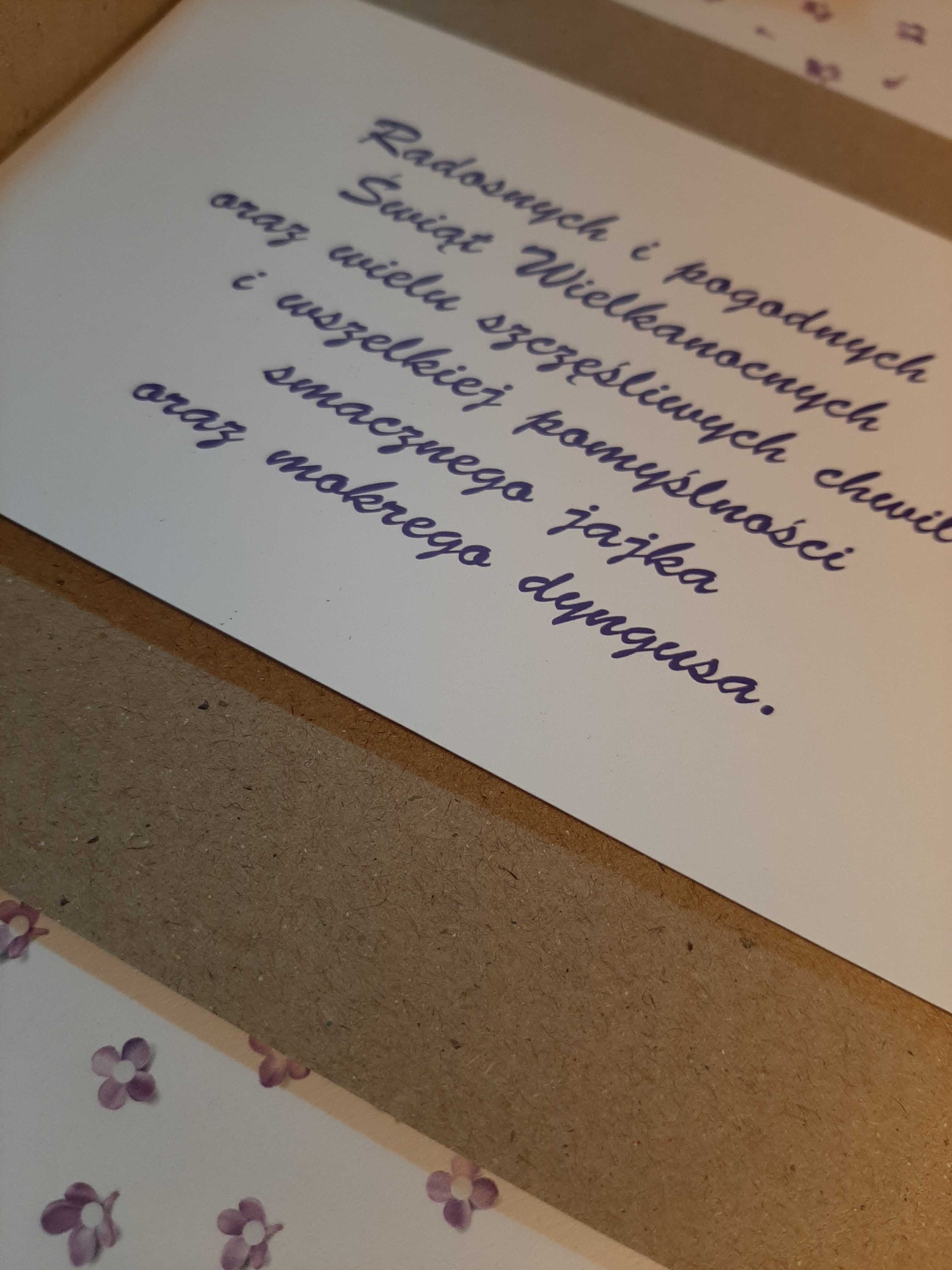 Kartka wielkanocna  - ręcznie wykonana
