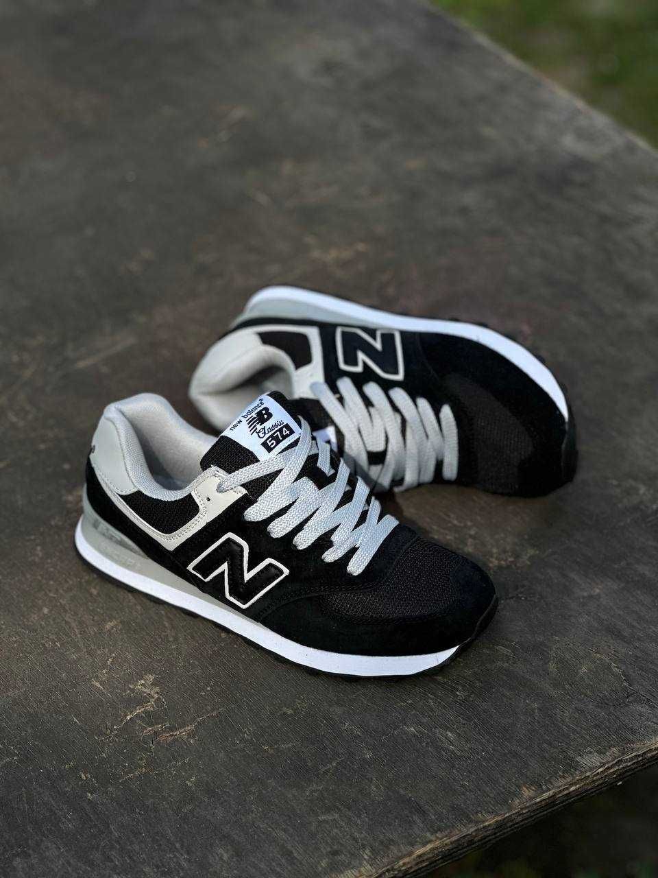 Чоловічі кросівки New Balance  574 Black/white