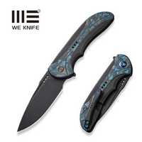 Nóż składany WE Knife Equivik Black Titanium CPM 20CV (WE23020-4)