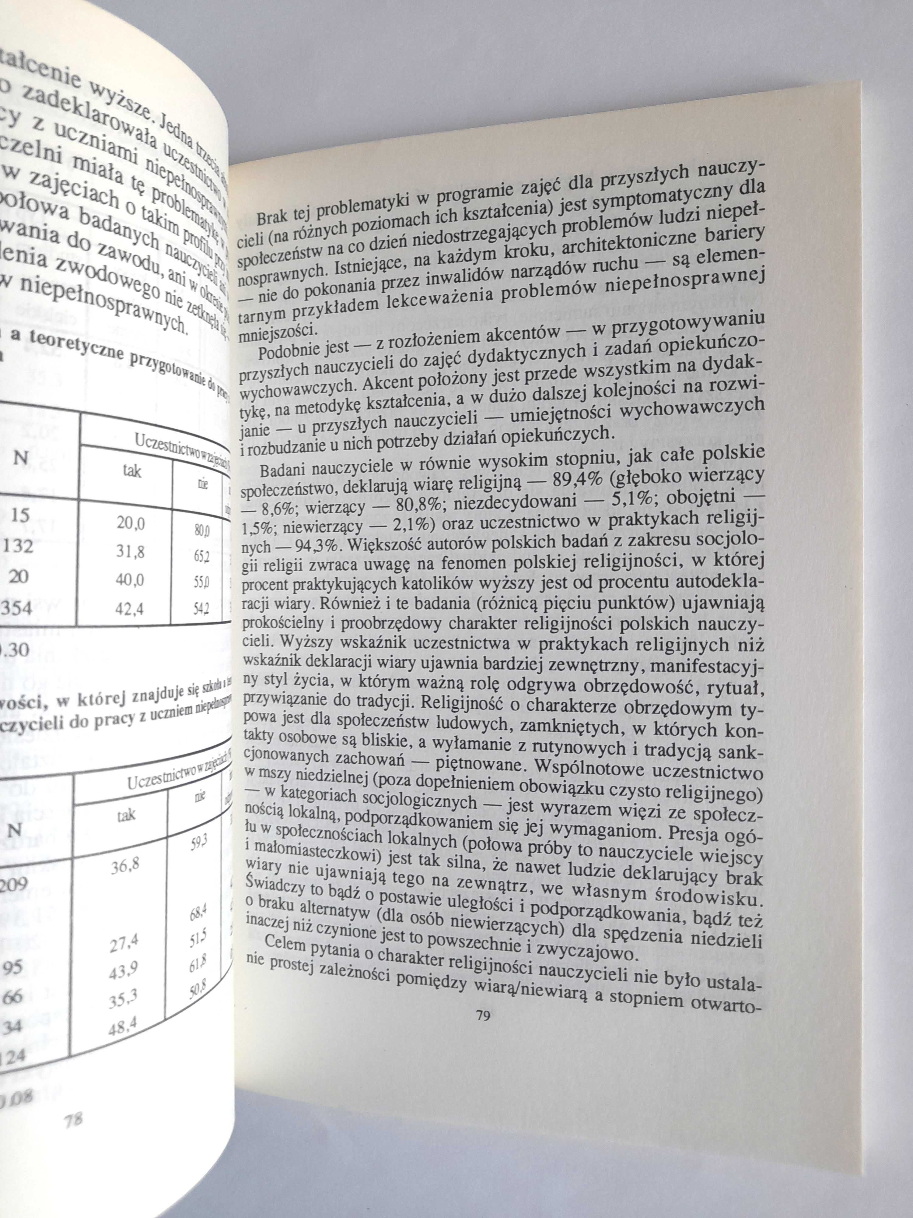 Integracja dzieci niepełnosprawnych w przedzkolu i szkole