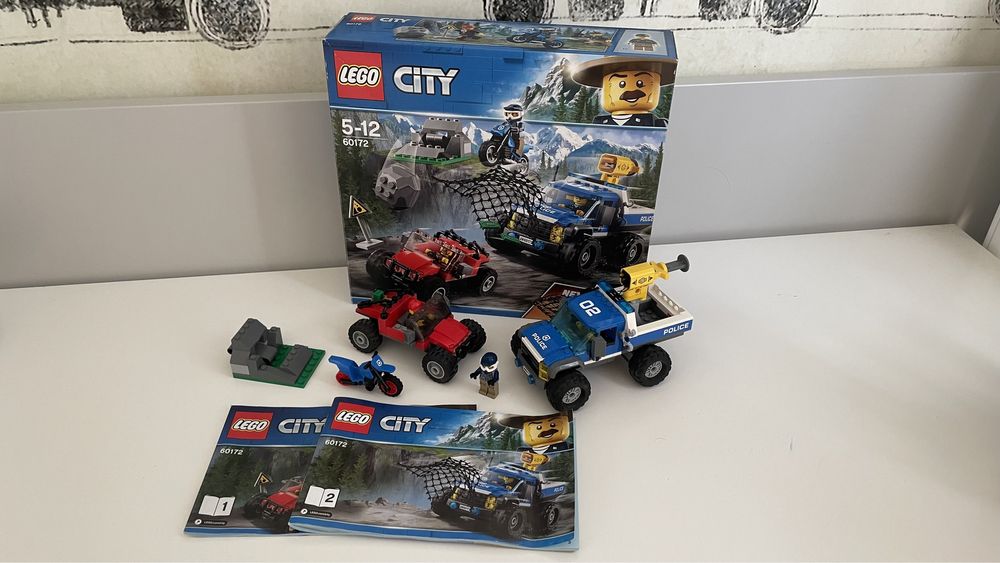 LEGO City Poscig Gorska Droga, nr 60172, stan b.dobry