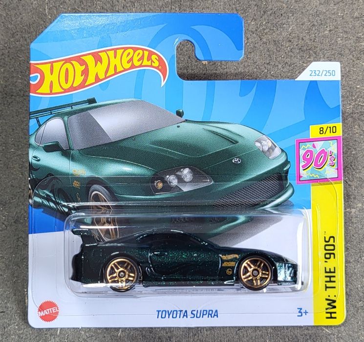 Hot Wheels TOYOTA SUPRA MK4 zielona