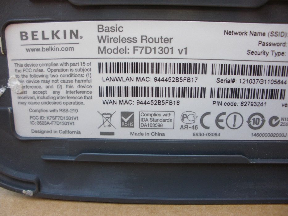 Router Wireless Belkin Basic + Oferta