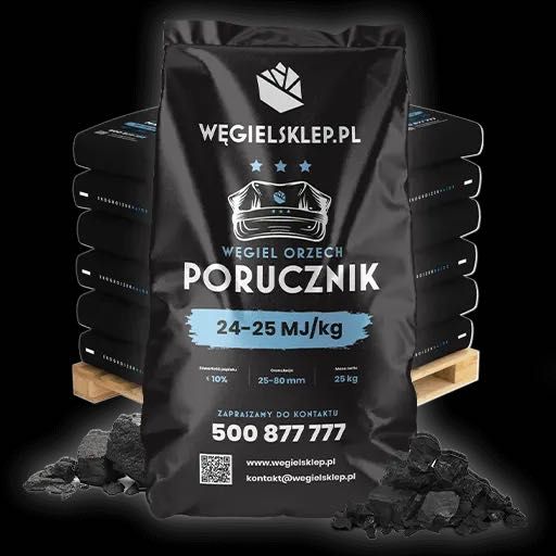 Węgiel orzech Porucznik  1 tona