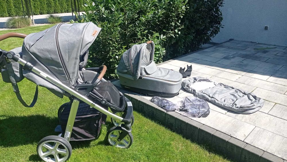 Wózek 3w1 Espiro Next - gondola, spacerówka, Maxi Cosi fotelik samoch.