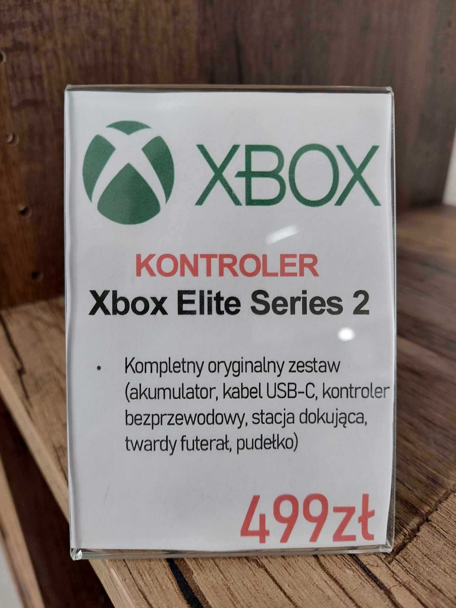 Kompletny oryginalny zestaw kontroler pad Xbox Elite Series 2 czarny