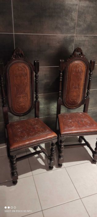 Cadeiras madeira maciça estilo antigo