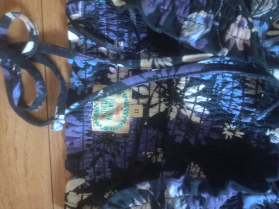 Sukienka maxi kwiaty