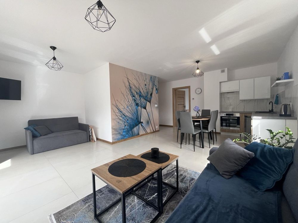Apartament TURKUSOWY  Chmielno Kaszuby jezioro dla max 6 osób