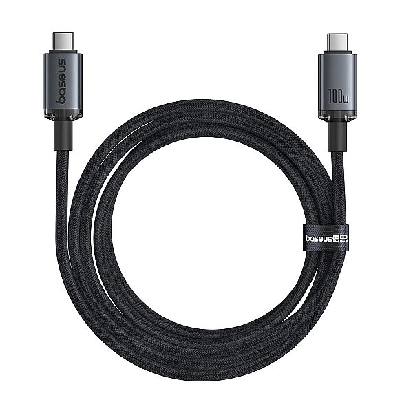 Kabel Baseus Crystal Shine CB USB-C / USB-C USB3.2/100W 20Gbps 1.5m -