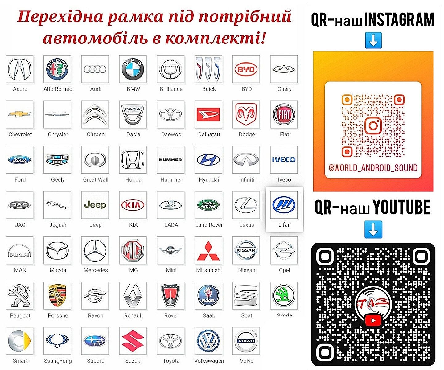 Магнітола Android з круговим оглядом Toyota, Skoda, Volkswagen та інші