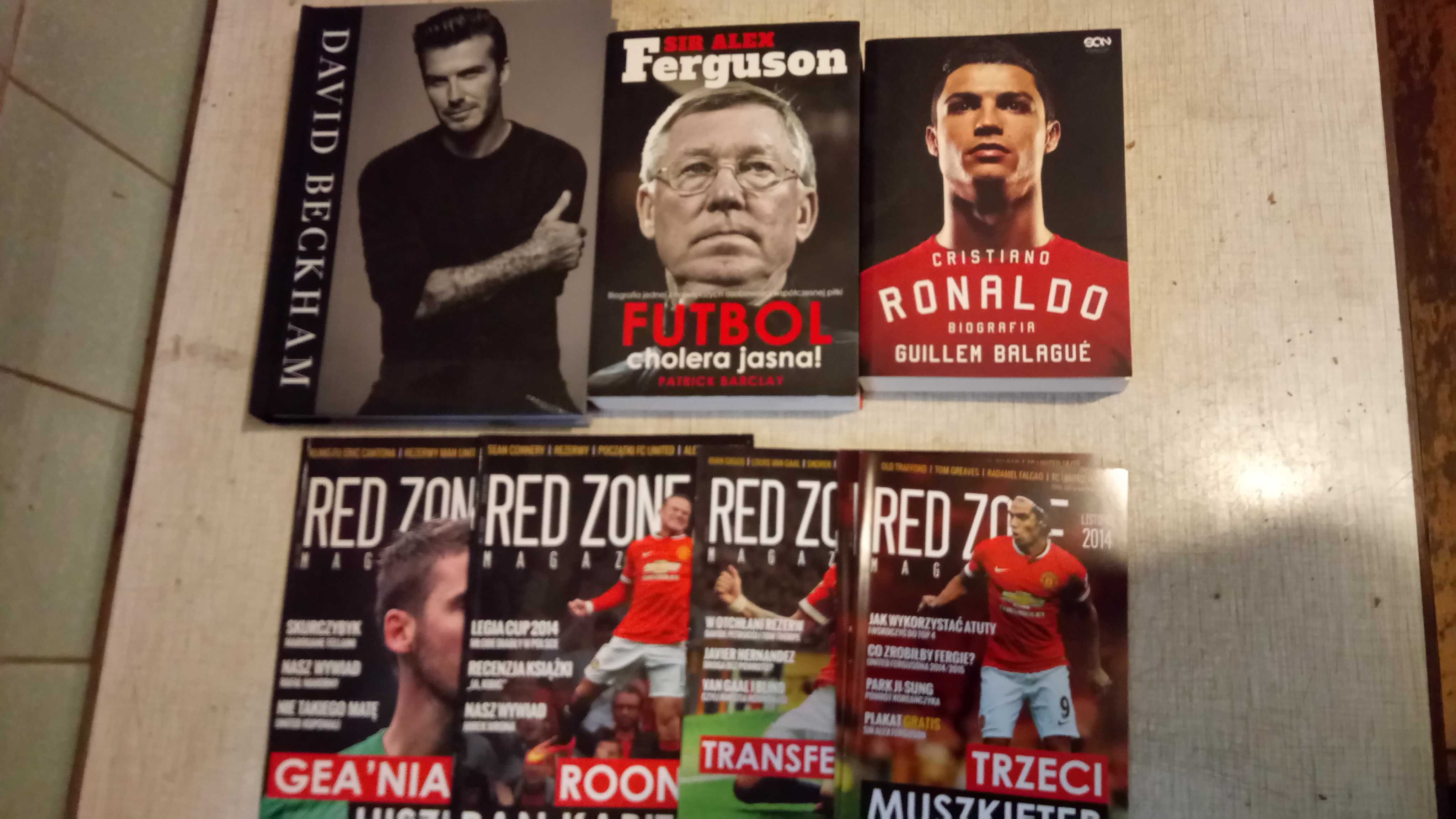 Książki Manchester United Ronaldo CR7 Beckham
