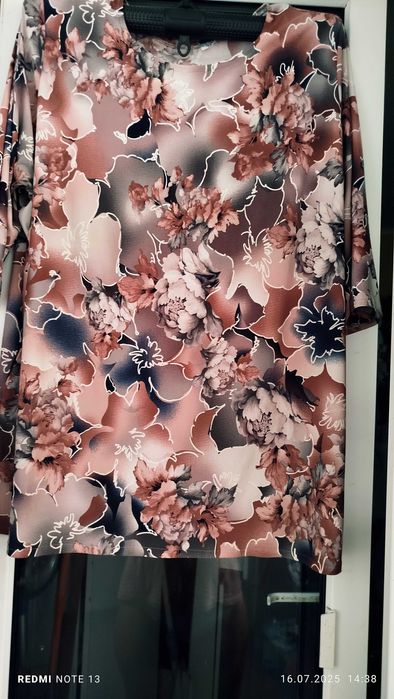 Туника  летняя  стрейчевая  пог 74 см