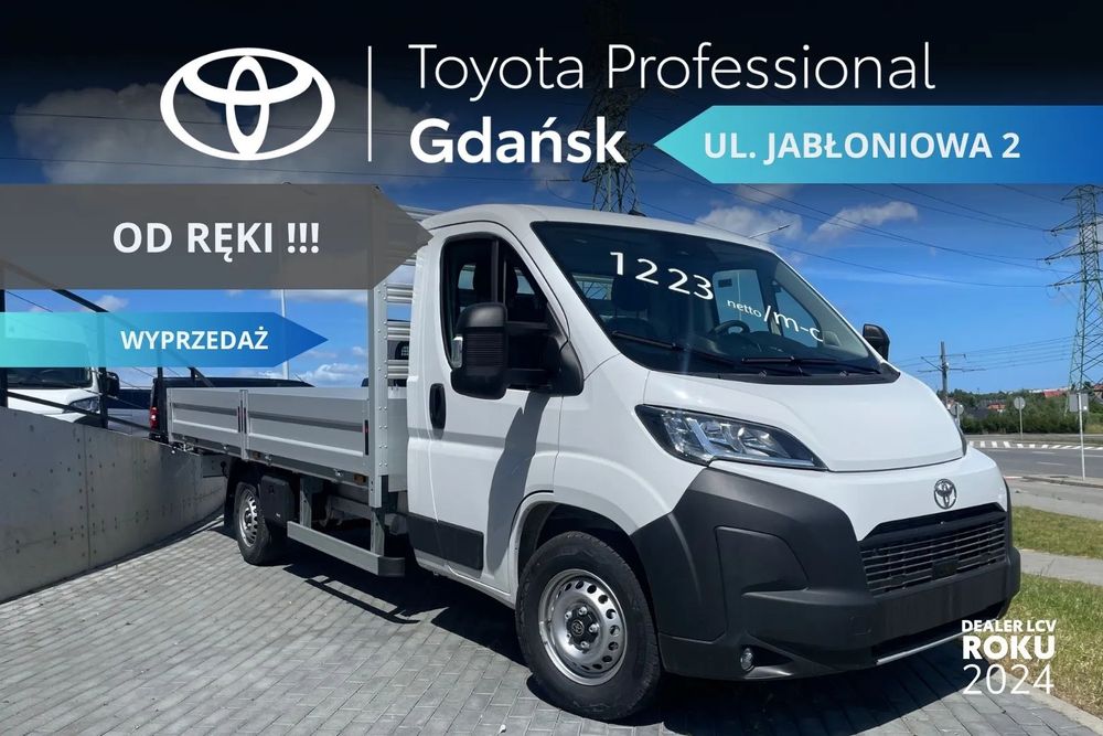 Toyota Proace MAX L3H1  Wyprzedaż Proace MAX Active - Skrzynia 4300 x 2200 OD RĘKI