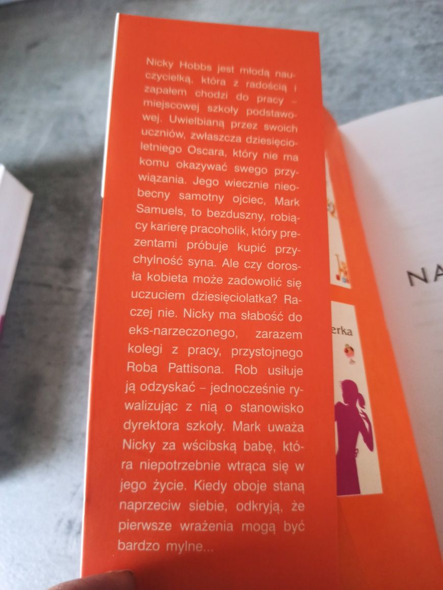 Ksiazka "Nauczycielka" Melissa Nathan, raz czytana