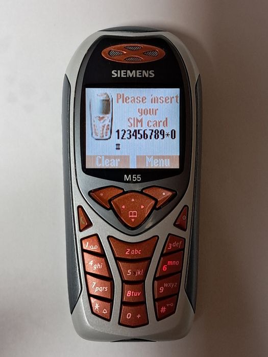 Siemens M55 telemóvel colecção raro
