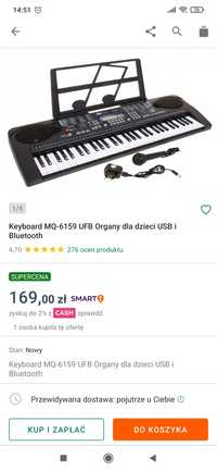 Keyboard organy dla dzieci MQ6159