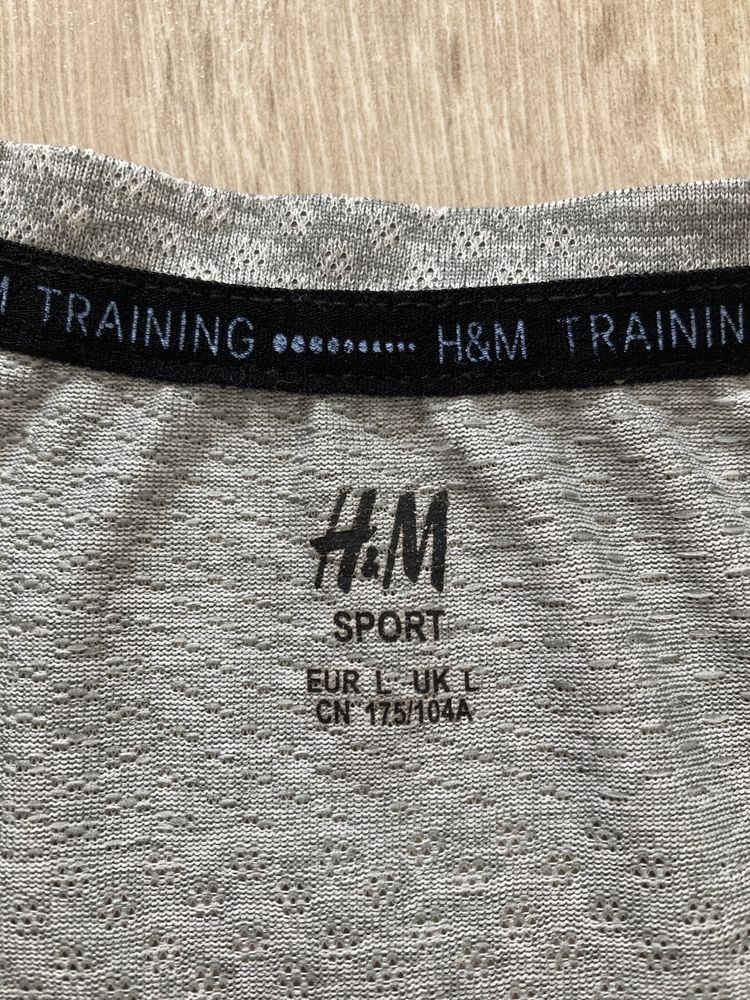 H&M podkoszulek damski treningowy luźny r. L