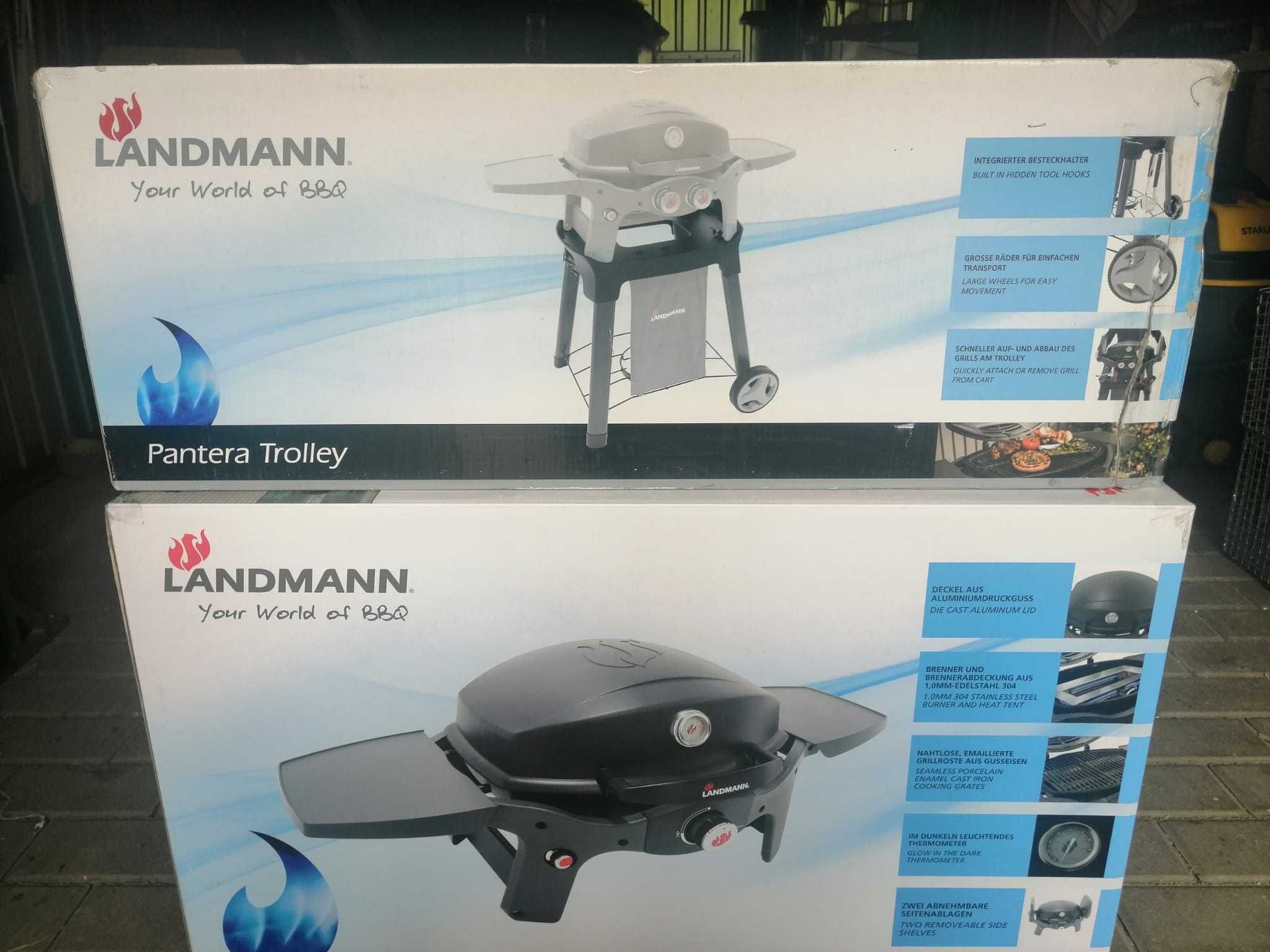 Grill gazowy LANDMANN Pantera 1.0  - zestaw z wózkami