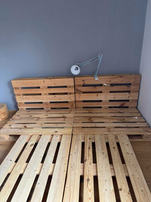 Palety drewniane 120x80cm częściowo oszlifowane pod łóżko 6szt.