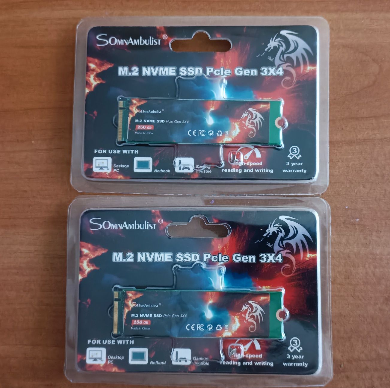 Нові SSD 256GB M2 NVME 2280 SOmnAmbulist