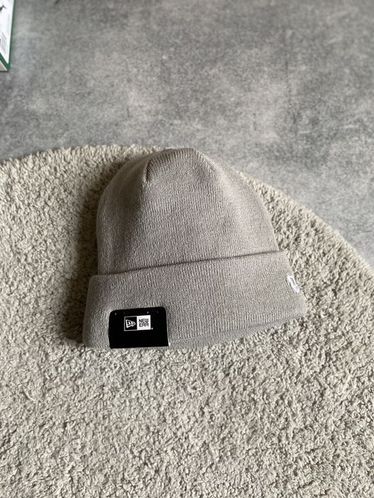 New Era Essential Beanie оригінал нова чоловіча шапка біні сіра тепла