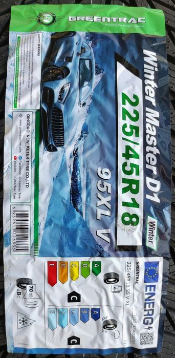 Opony 225/45R18 Greentrac Winter Master D1 4szt. 2025r 3 lata gwar.