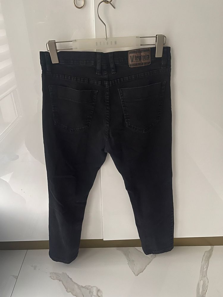 Czarne jeansy rozmiar L