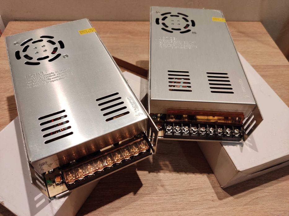 Nowy Zasilacz 12V-30A Regulacja Uwy - Możliwa Redundancja / Sparowanie