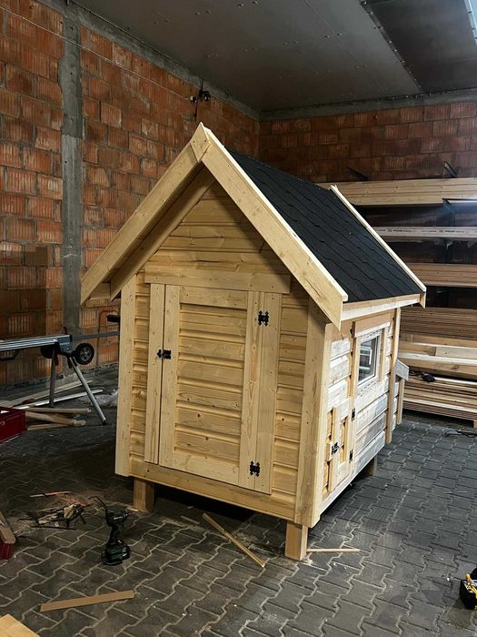 Solidny kurnik dla KUR 127x202x220h Producent WoodStuff gotowy od ręki