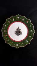 Prato Villeroy Boch decoração Natal - Toy's Delight Royal Verde
