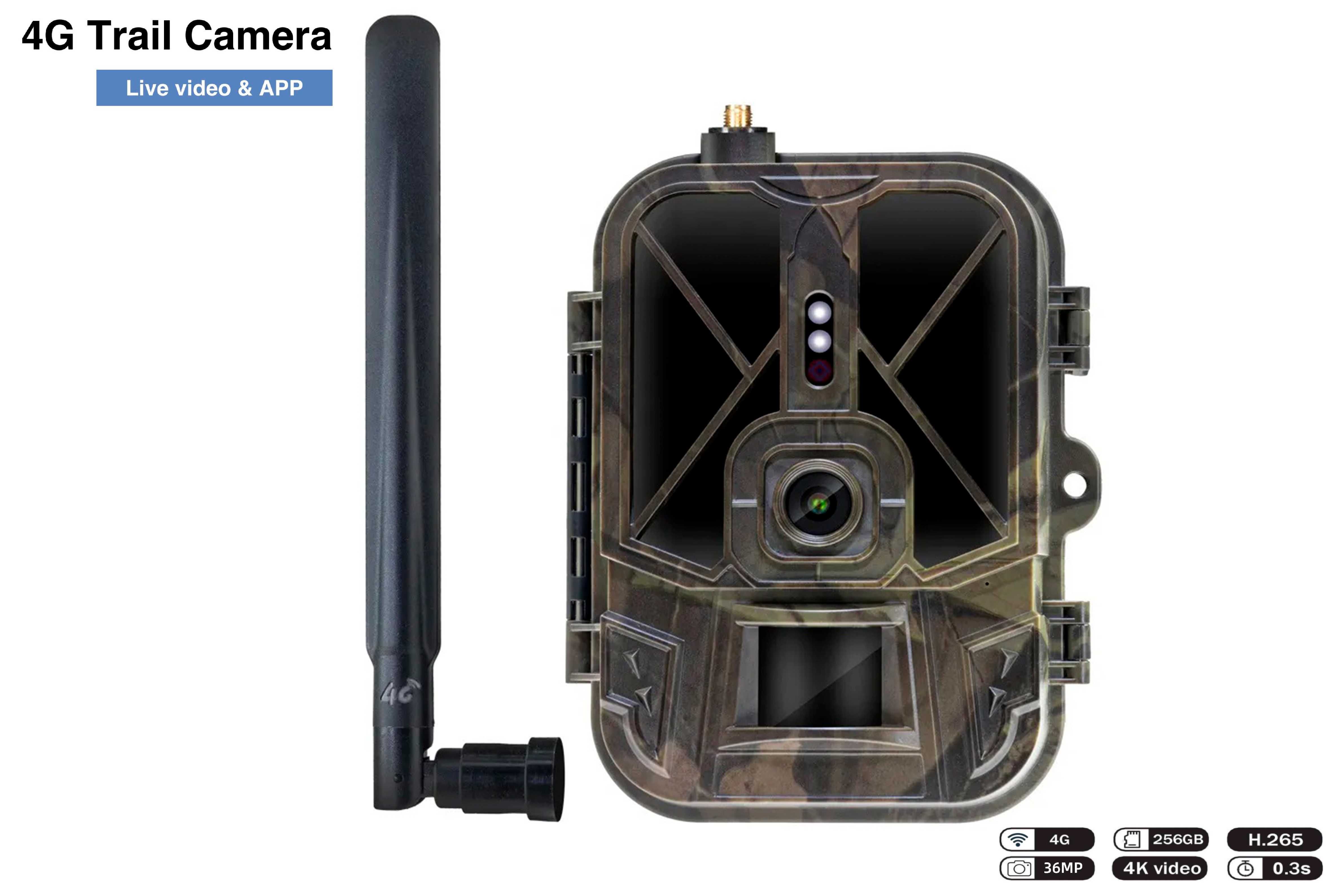 Câmera de caça Suntekcam HC940 Pro-Li Bateria de 10.000mAh