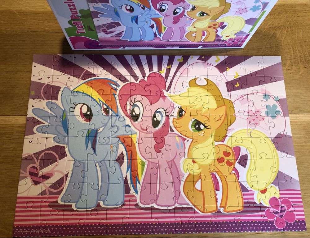 Trefl my little pony kucyki puzzle wiek 5 lat 100 elementów