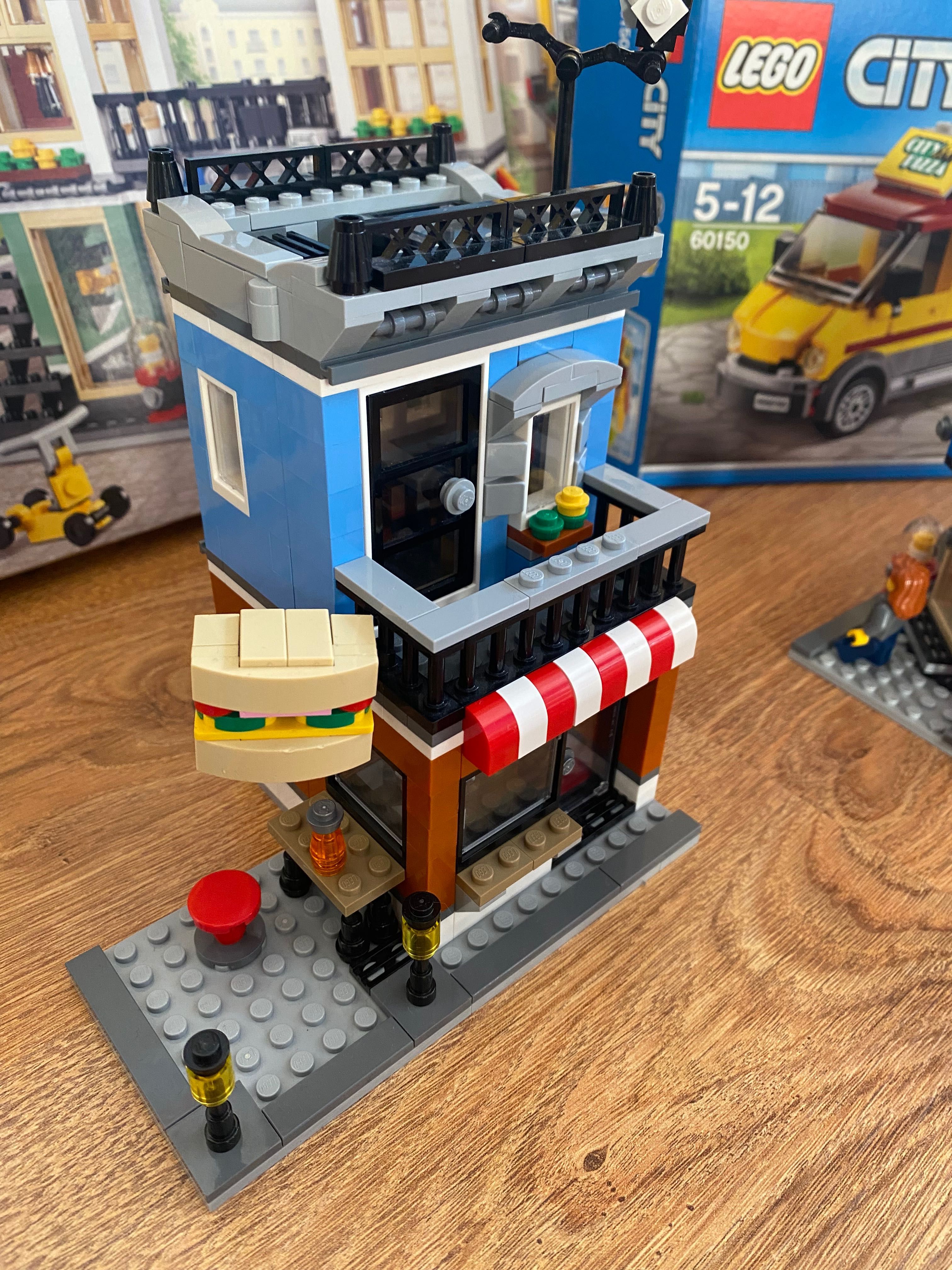 Lego sklep na rogu 31050, sklep z owocami 31036, foodtruck 60150