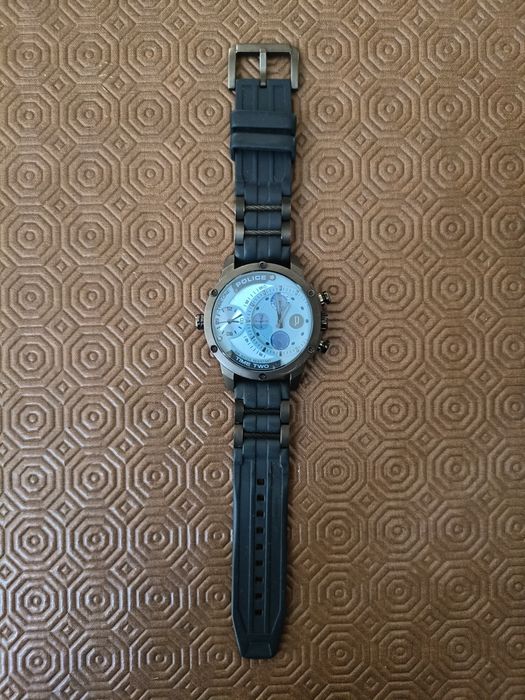 Relógio Police Adder Time Two Azul