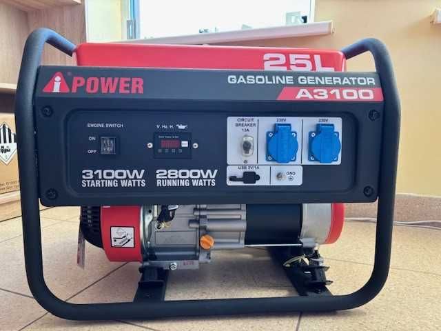 ДЛЯ СЕЛА ВІДПРАВКА НП! Генератор 3,1 кВт, 230В, AVR. Мідь. Вага 46 кг