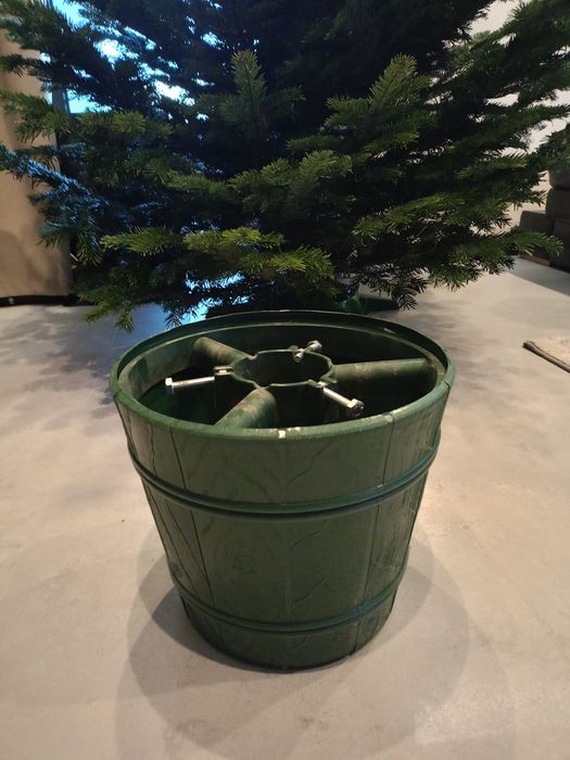 Wiaderko stojak na choinkę nowe