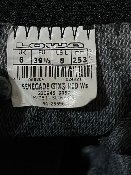 Жіночі черевики Lowa 320945-9957 Renegade Gtx Mid .
