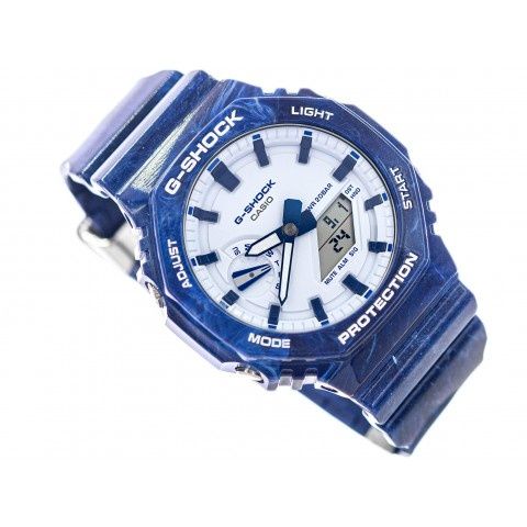Чоловічий годинник CASIO GCasio g-shock GA-2100BWP-2AER Blue and White