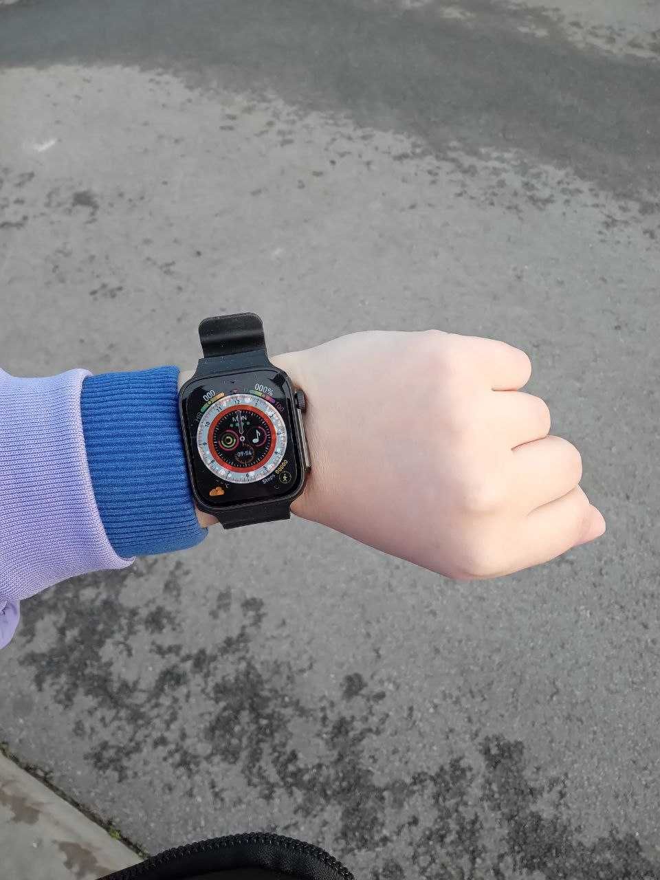 Smart Watch s8 Ultra Черный Смарт часы ультра