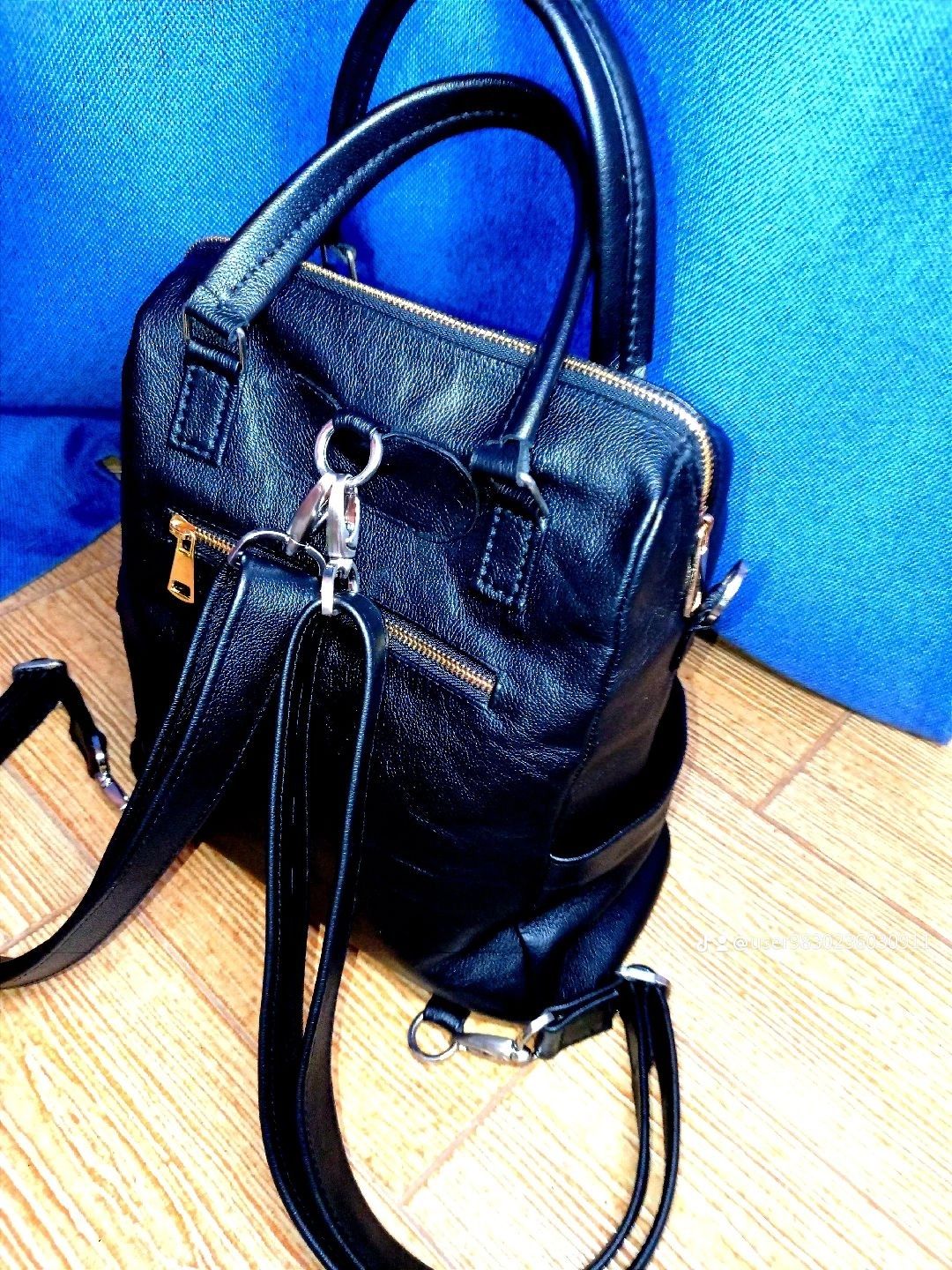 Женская сумка-рюкзак из натуральный кожи