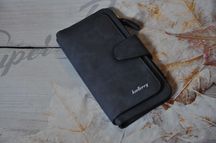 Baellerry Forever, темно синій замшевий жіночий гаманець