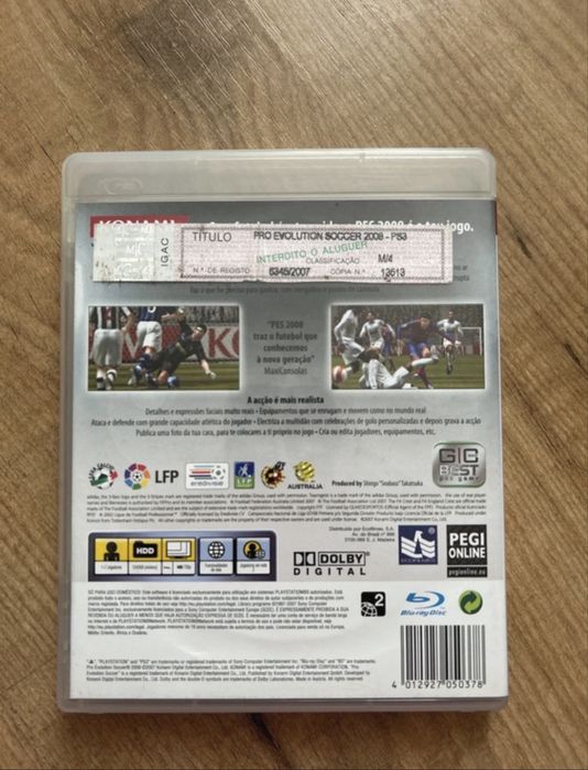 PES 2008  PS3.