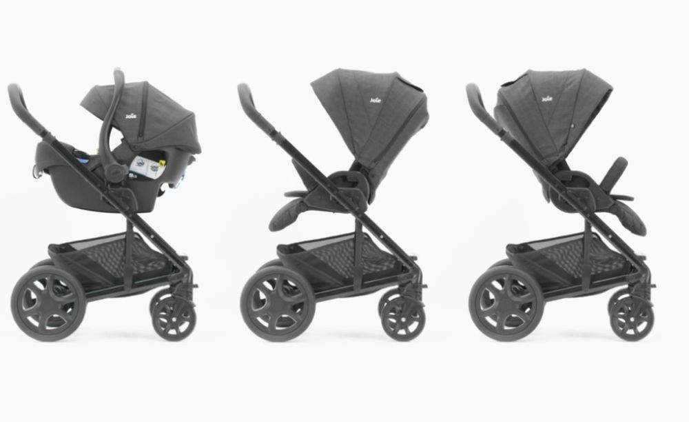 Conjunto Joie-Chrome DLX+babycoque I-Gemm 2+Cadeira auto+Base Isofix