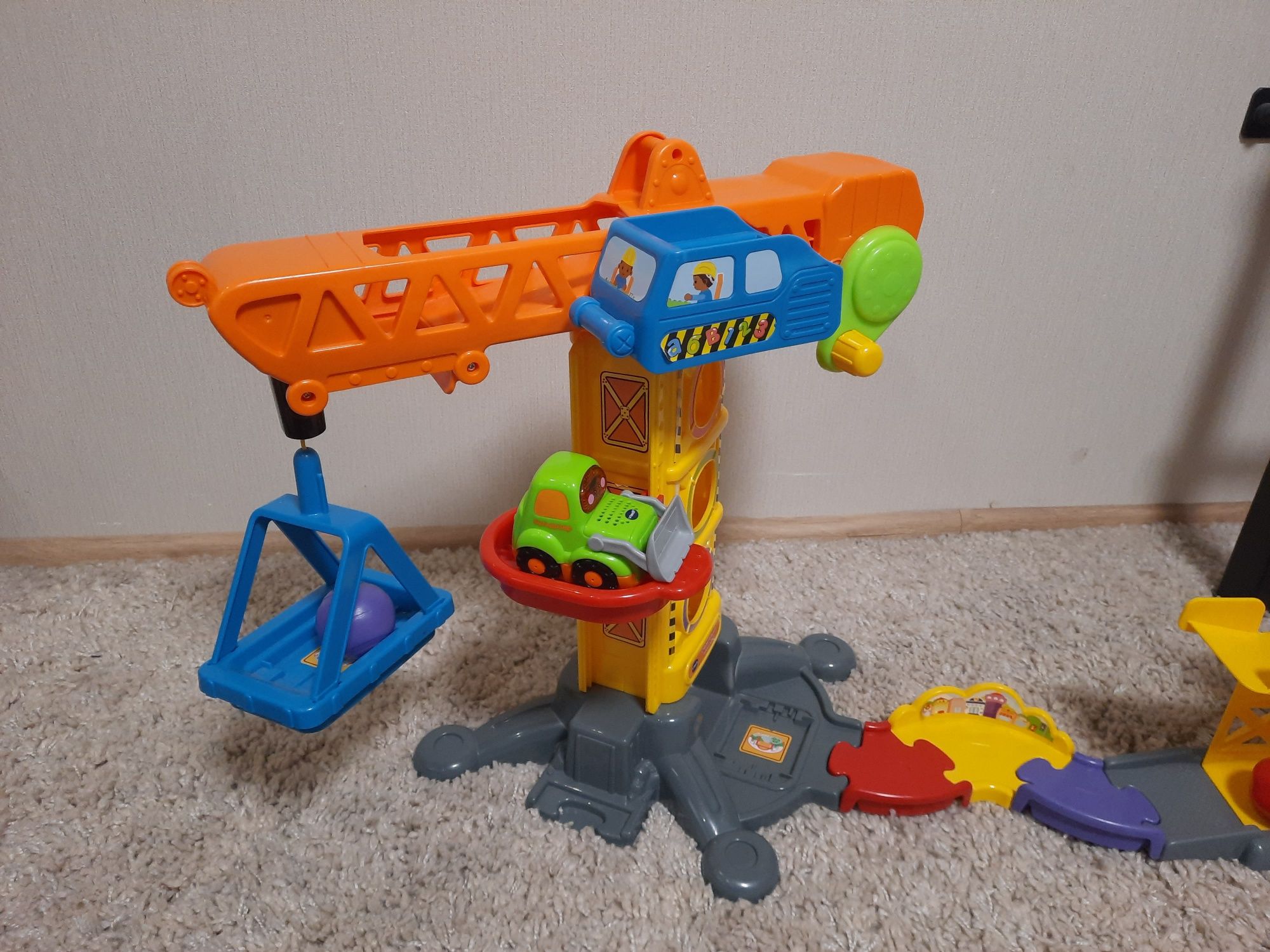 Vtech  Строительная площадка и кран Бип-Бип