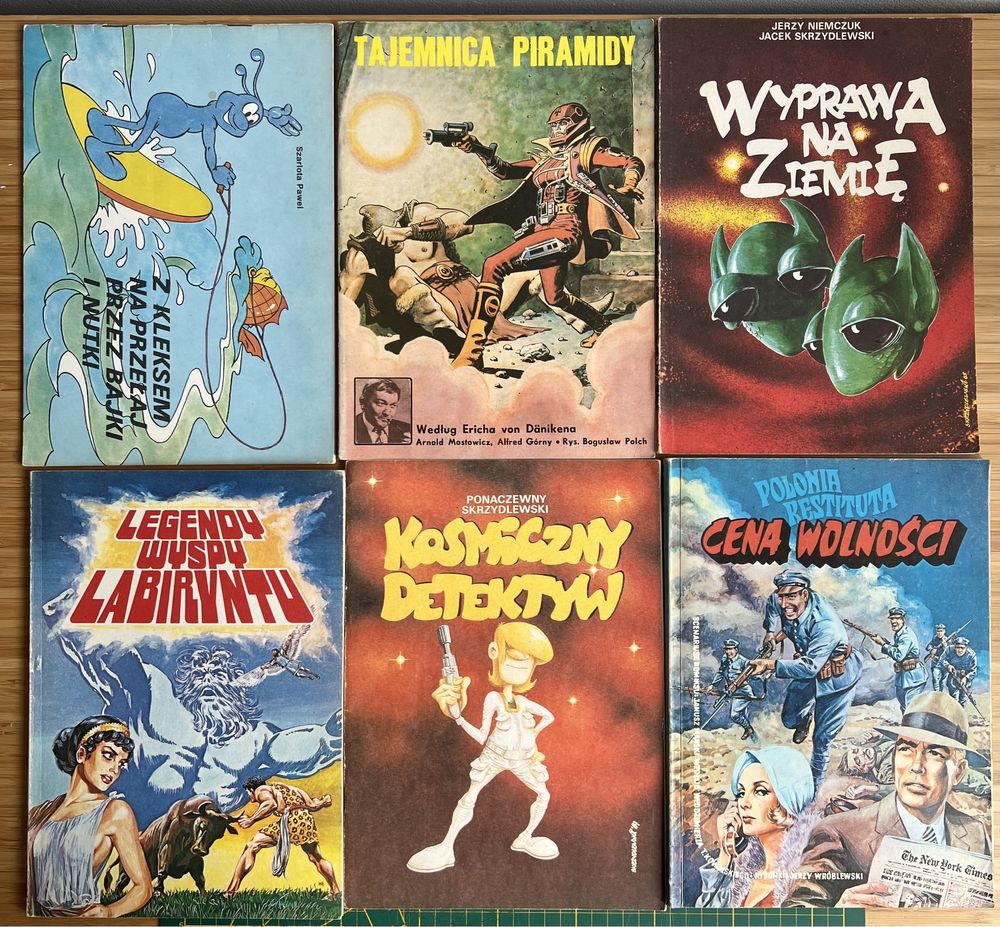 Kultowe komiksy polskie 14 zeszytów Polch Wróblewski Baranowski Pawel