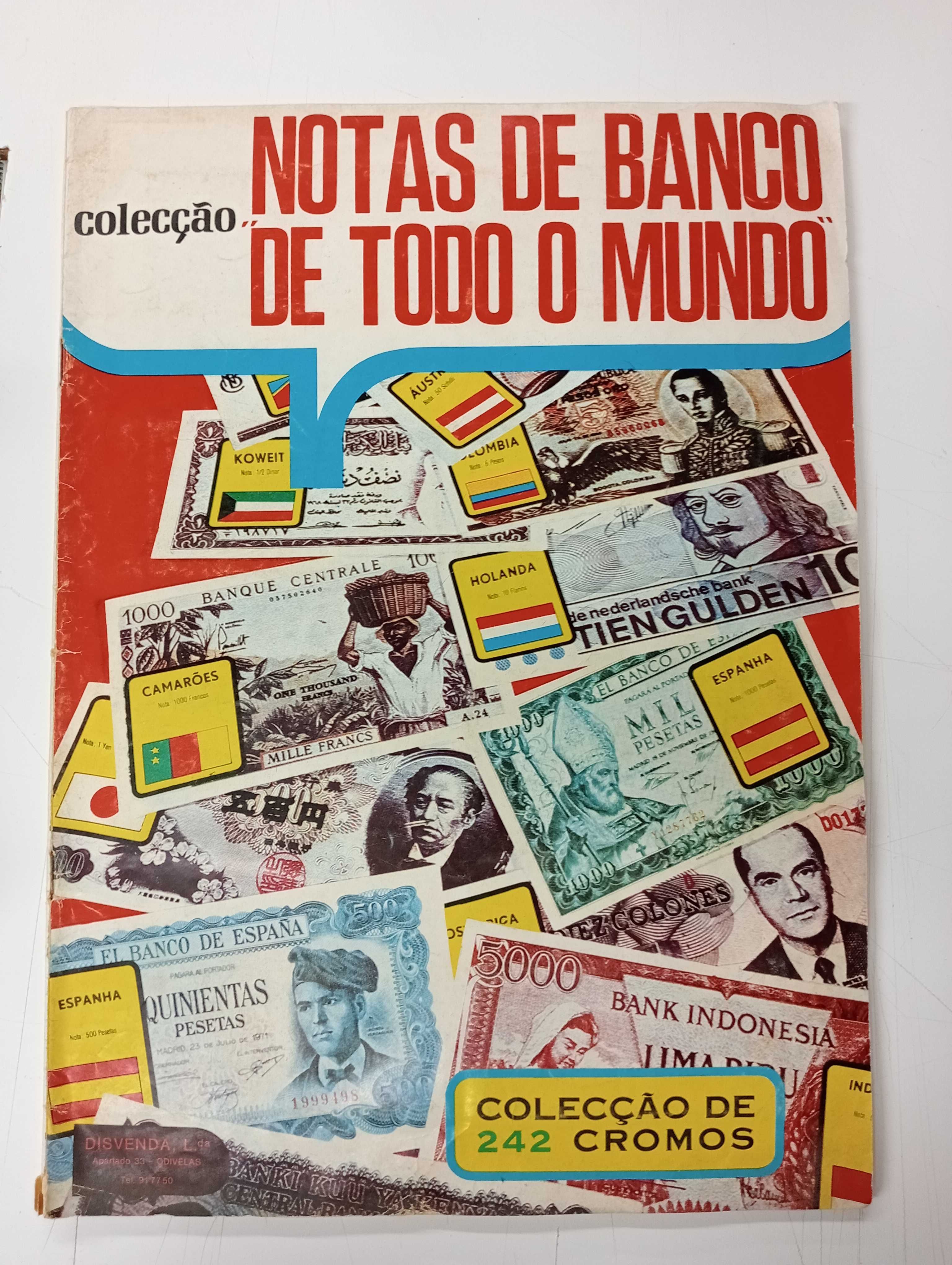 Caderneta completa "Notas de banco de todo o mundo"