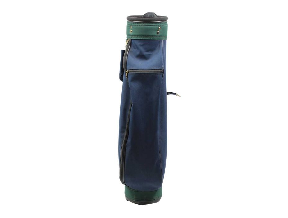 CART Bag torba golfowa do golfa na wózek granatowa zielona z kapturem