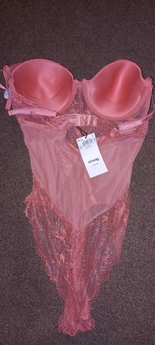 Body, Sinsay, 80 C, ciemny róż, nowe