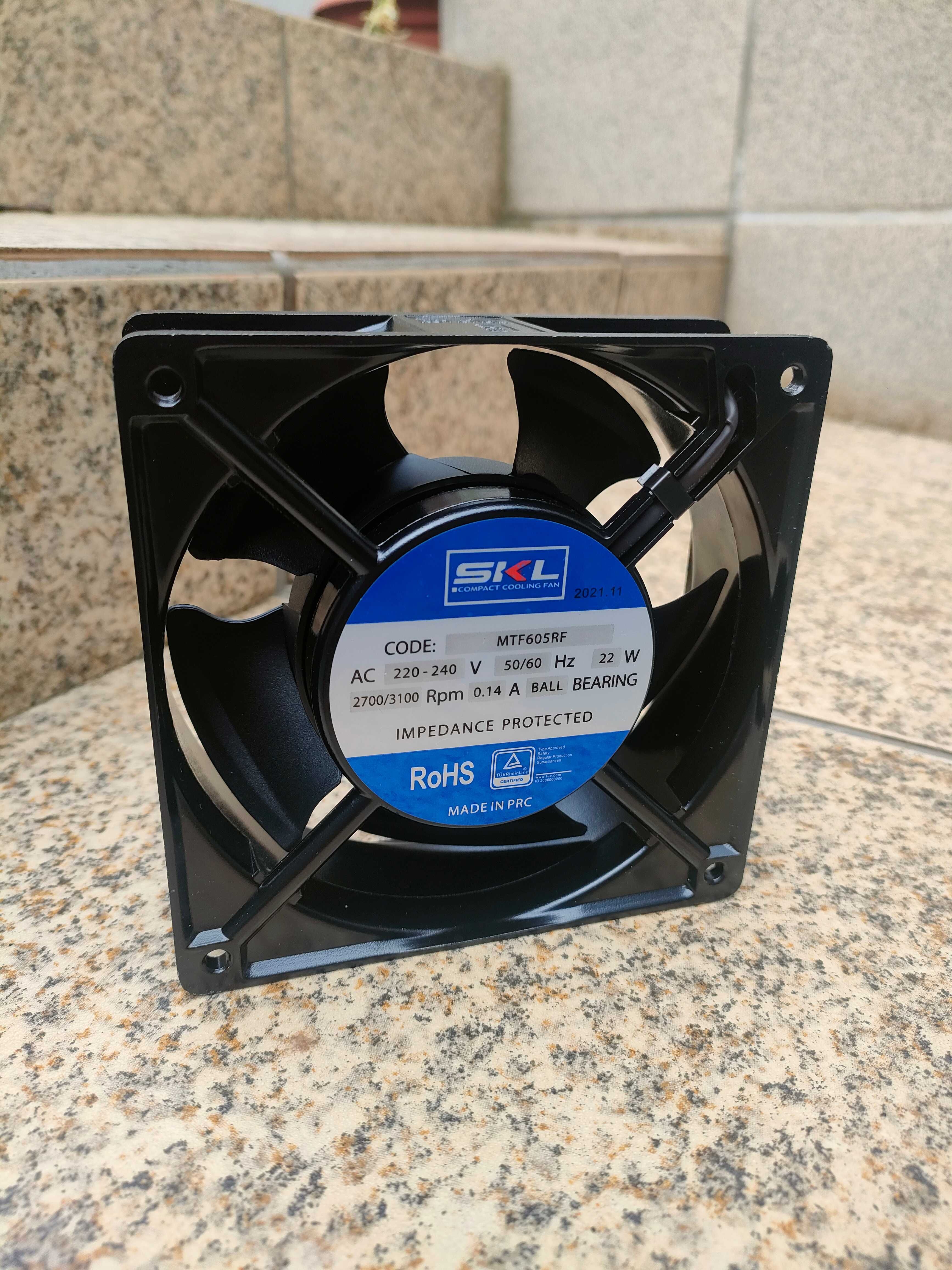 Ventilador 120x120x38 para recuperador calor